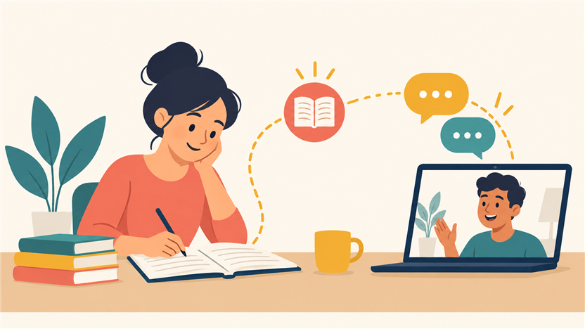 Illustration for Tips for Learning Spanish on Your Own: Get Real Speaking Practice